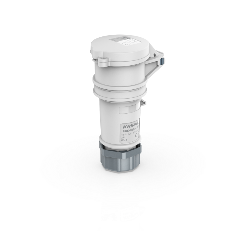 UKS-C IP44 Cable Mount 2P/3P 16A/32A Low Voltage Connector 20-25V 40-50V CEE Socket