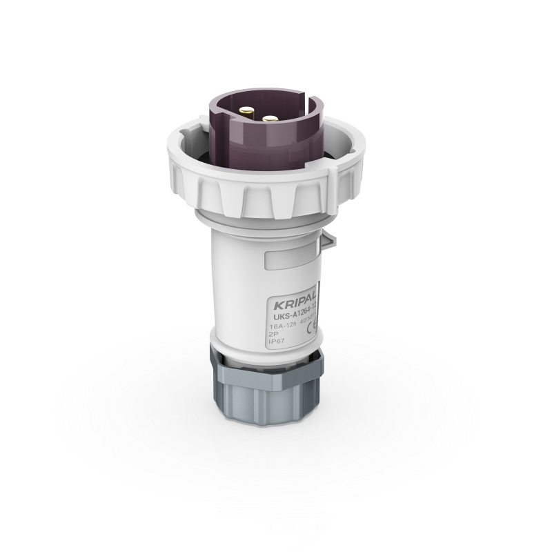 UKS-A IP67 Cable Mount 2P/3P 16A/32A Low Voltage Plug 20-25V 40-50V