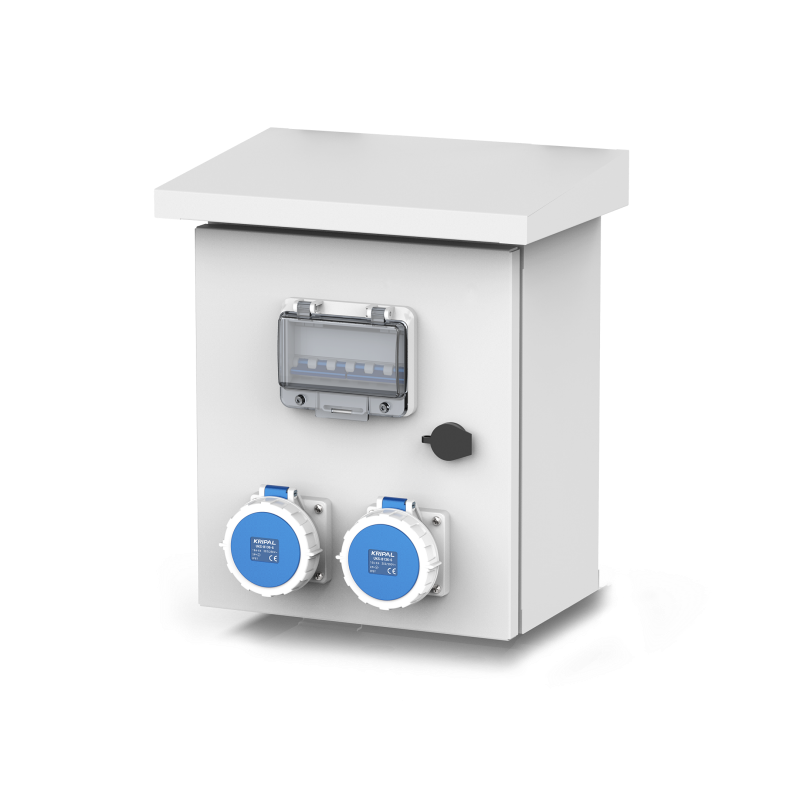 Metal Power Maintenance Socket Box IP44-IP66 Power Supply Box Wall Mounted Outdoor