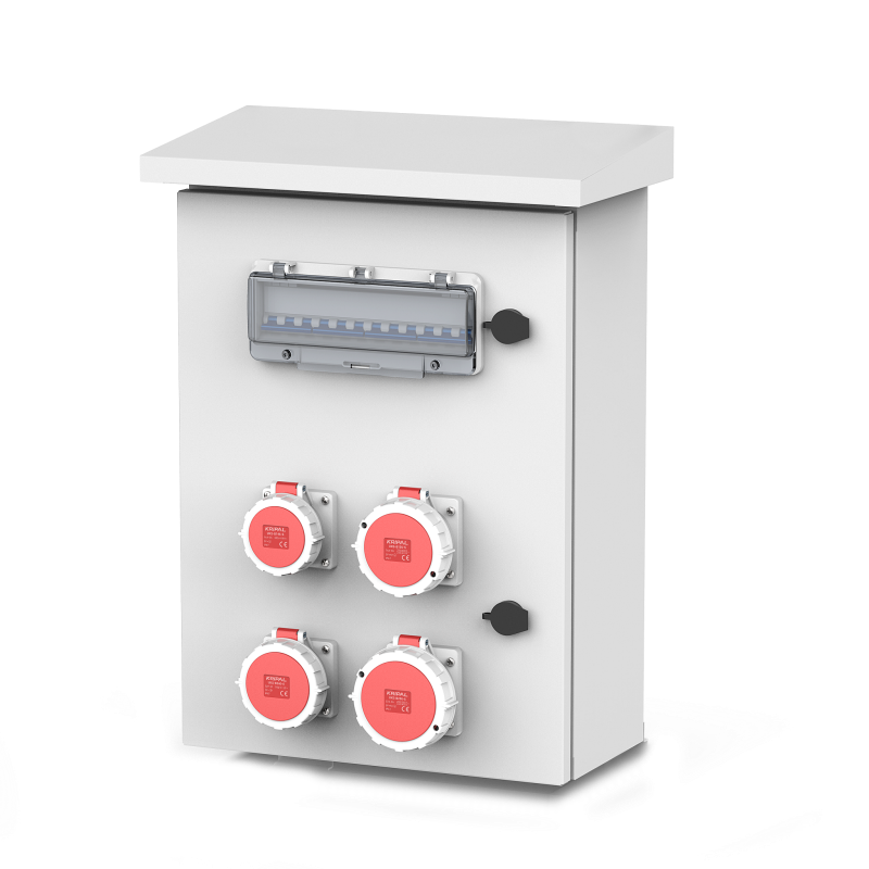 Metal Power Maintenance Socket Box IP44-IP66 Power Supply Box Wall Mounted Outdoor