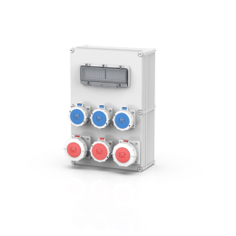 Plastic Combination Power Socket Box IP44-IP66 Power Supply Box Wall Mounted Outdoor