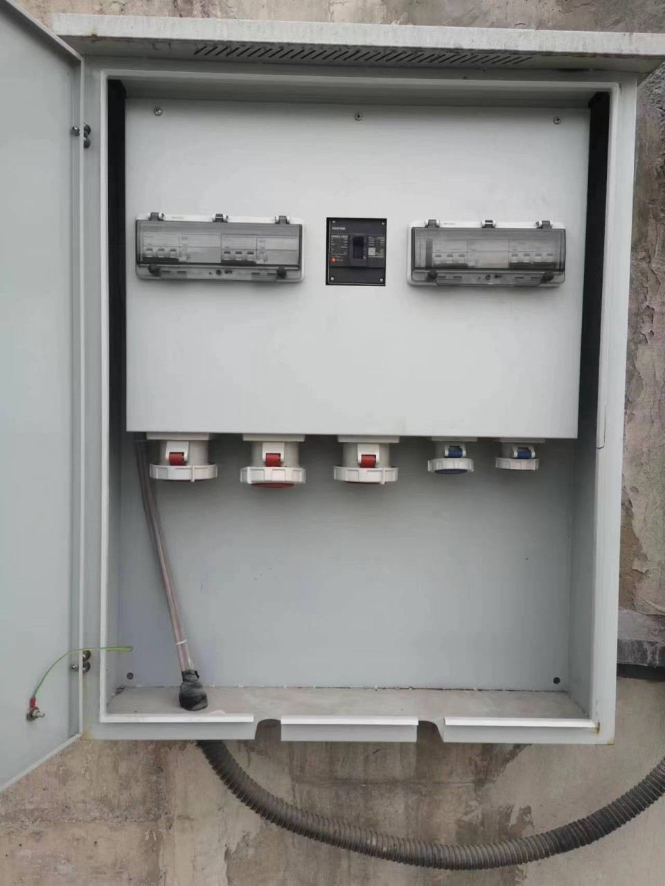 The new electrical cabinets