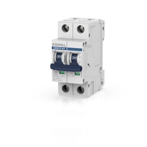 UKB7Z 2P 63A 500V DC Mini Circuit Breaker for PV solar DC MCB CE certified