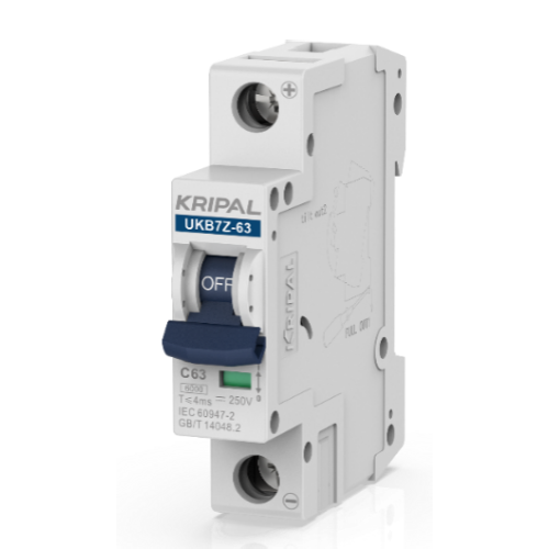 UKB7Z DC MCB 1P 63A 250V DC Mini Circuit Breaker 6kA