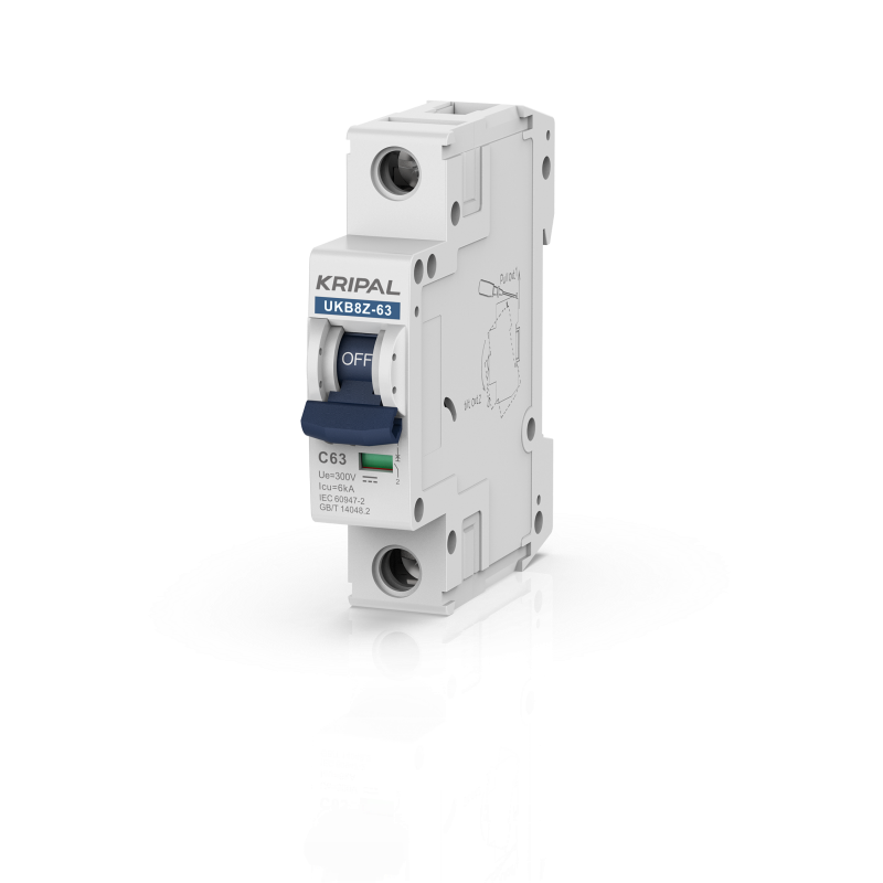 UKB8Z DC Mini Circuit Breaker 1Pole 63A 300V DC MCB 6kA