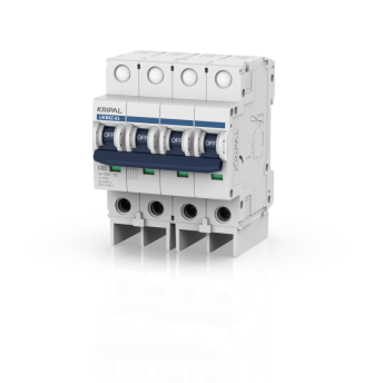 UKB8Z DC Miniature Circuit Breaker 6kA 4P 63A  1200V DC MCB