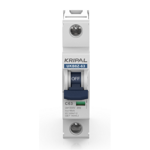 UKB8Z DC Mini Circuit Breaker 1Pole 63A 300V DC MCB 6kA