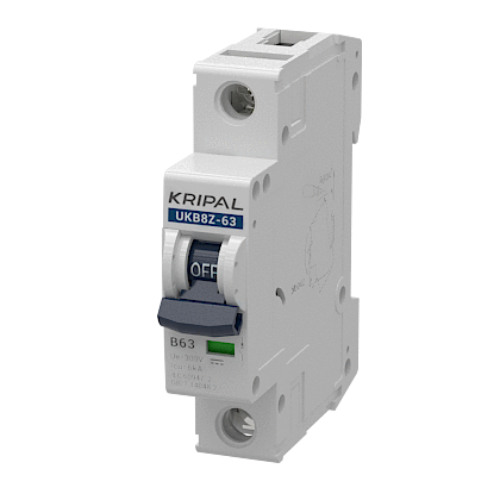 UKB8Z DC Mini Circuit Breaker 1Pole 63A 300V DC MCB 6kA