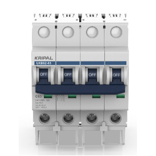 UKB8Z DC Miniature Circuit Breaker 6kA 4P 63A  1200V DC MCB