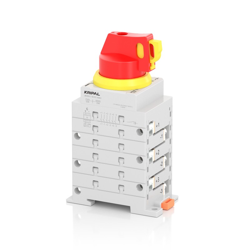 UKGD63 DC Isolator Switch 1500V DC 2P 3P 4P 6P 8P Disconnect Switch PV Solar system Din Rail Mount
