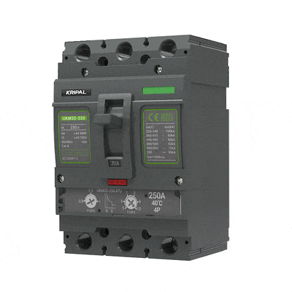 UKM32PV DC MCCB 3P 250A 750V for Battery Energy Storage Systems DC Molded Case Circuit Breaker