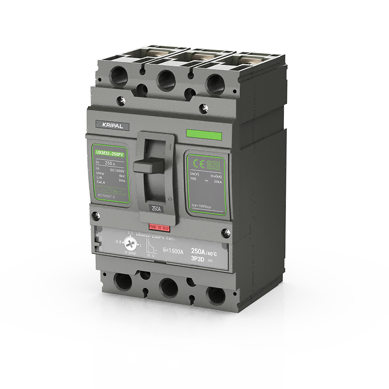 UKM32PV DC MCCB 3P 250A 750V for Battery Energy Storage Systems DC Molded Case Circuit Breaker
