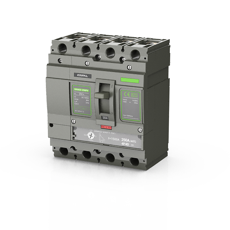 UKM32PV DC Molded Case Circuit Breaker 1000V 250A 4 Pole DC MCCB CE Certified