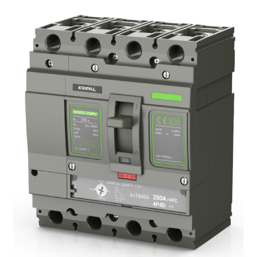 UKM32PV DC Molded Case Circuit Breaker 1000V 250A 4 Pole DC MCCB KEMA CE Certified