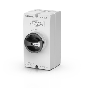 UKPD32 DC Isolator Switch 25A 4 Pole 1200V DC Disconnector Surface Mount TUV Certified