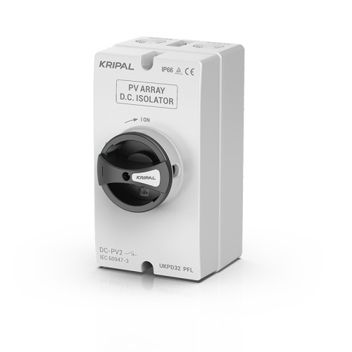 UKPD32 DC Isolator Switch 4 Pole 16A 1200V DC Switch Disconnector IP66 Surface Mount