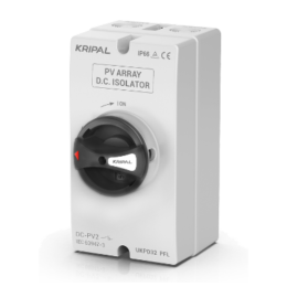 UKPD32 DC Isolator Switch 4 Pole 16A 1200V DC Switch Disconnector IP66 Surface Mount