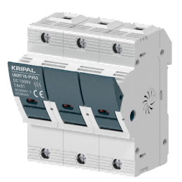 UKRT18PV DC Fuse Holder 1000V 63A 3Pole for 14*51mm Fuse CE Certified