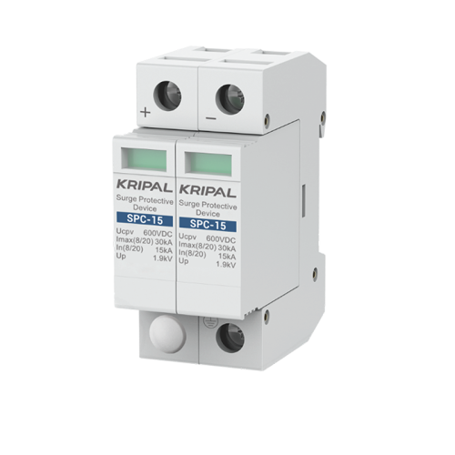 SPC-15 DC Surge Protector 2Pole 600V DC SPD 15kA~30kA Surge Arrester