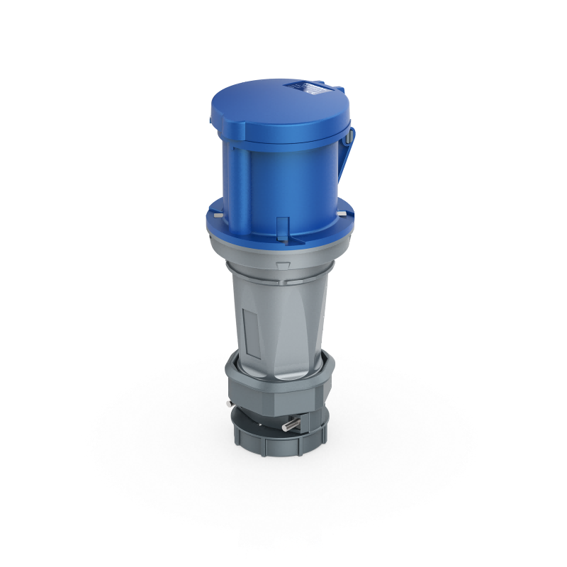 UKS-C IP44 Cable Mount 3P/4P/5P Industrial Plug Connector 63A CEE Socket