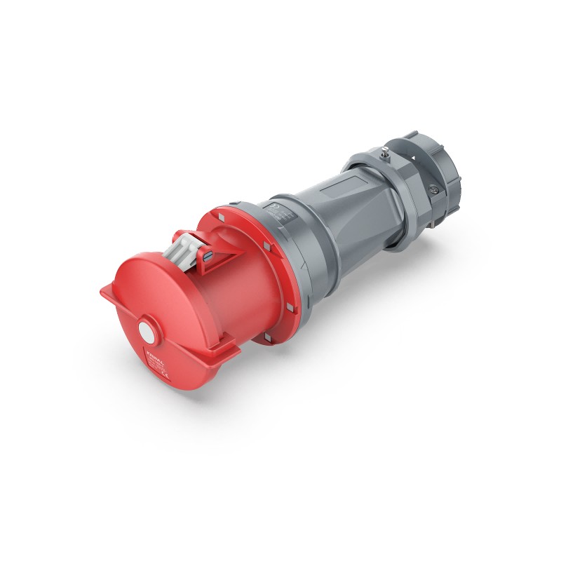 UKS-C IP67 Cable Mount 3P/4P/5P Industrial Plug Connector 125A CEE Socket