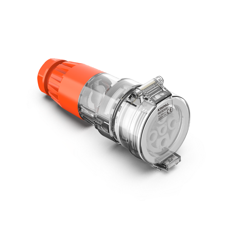 56CSC Plug Connector 5 Round PIN 32A 500V IP66 Weatherproof Socket Outlet