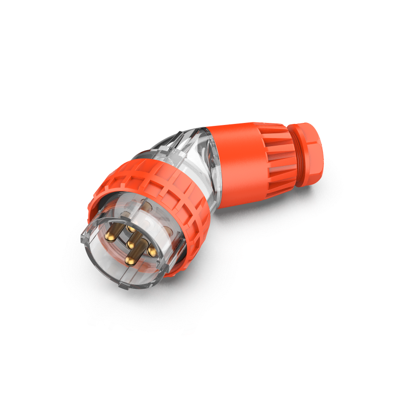 56PA550 Plug Top Angled 5 Round PIN 50A 500V IP66