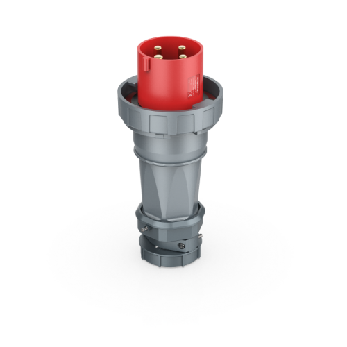 UKS-A IP67 Cable Mount 3P/4P/5P Industrial CEE Power Plug 63A/125A CE Certified