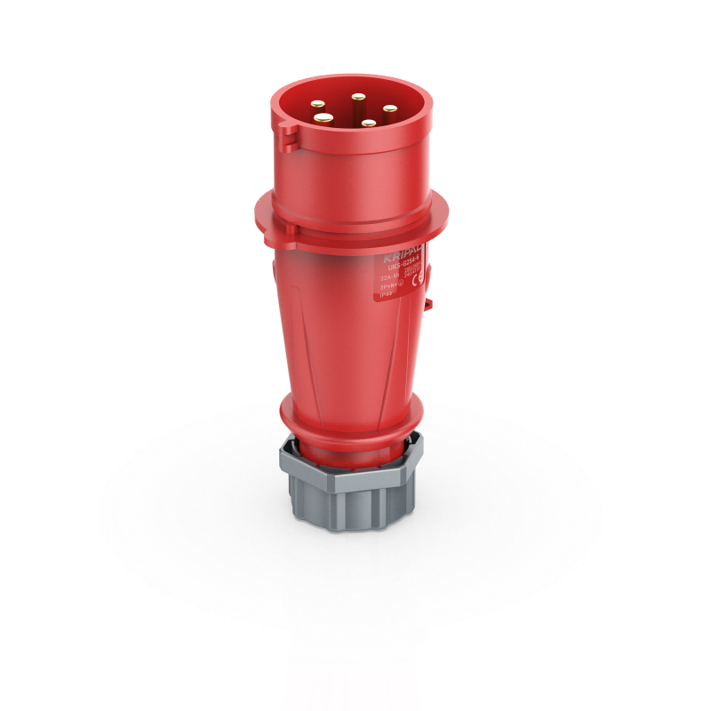 UKS-G IP44 Cable Mount 4P/5P Industrial CEE Phase Inverter Plug 16/32A CE Certified