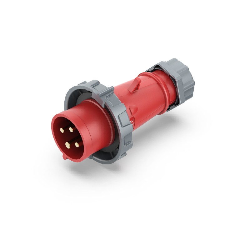 UKS-A IP67 Cable Mount 3P/4P/5P Industrial CEE Power Plug 32A CE Certified