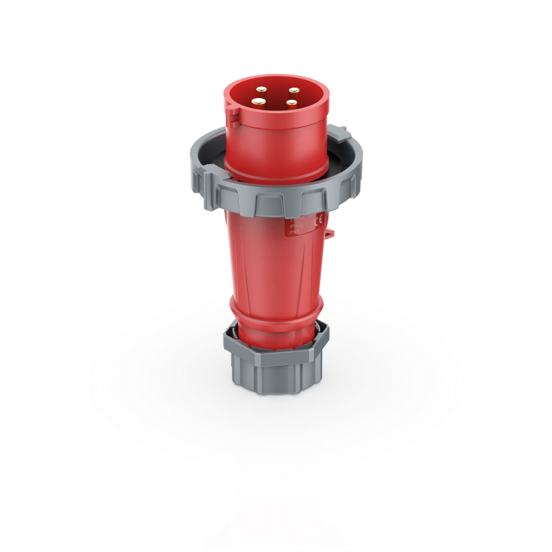 UKS-G IP67 Cable Mount 4P/5P Industrial CEE Phase Inverter Plug 16/32A CE Certified