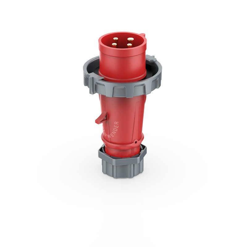 UKS-G IP67 Cable Mount 4P/5P Industrial CEE Phase Inverter Plug 16/32A CE Certified