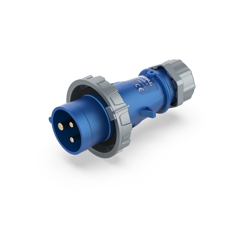 UKS-A IP67 Cable Mount 3P/4P/5P Industrial CEE Power Plug 16A CE Certified