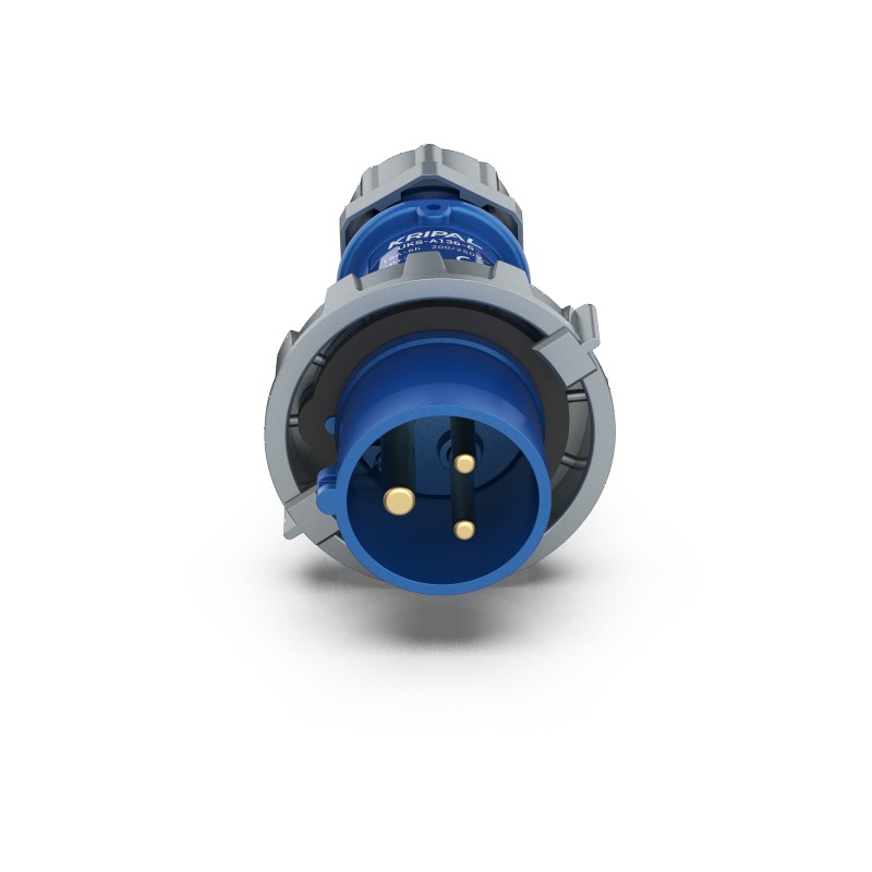 UKS-A IP67 Cable Mount 3P/4P/5P Industrial CEE Power Plug 16A CE Certified