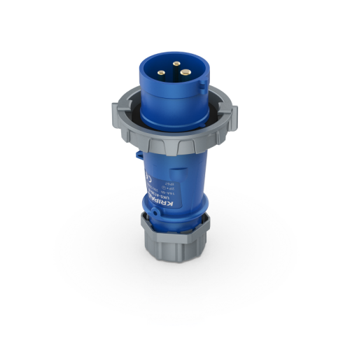 UKS-A IP67 Cable Mount 3P/4P/5P Industrial CEE Power Plug 16A CE Certified