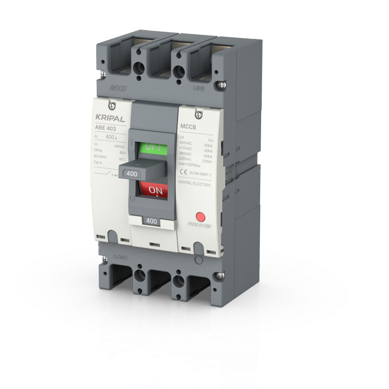 ABE-403 MCCB 3 Pole 400A Moulded Case Circuit Breaker CE Certified