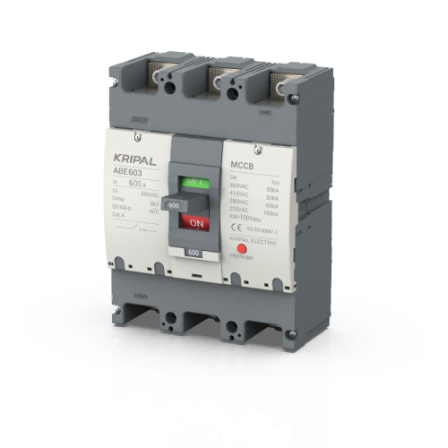 ABE-603 MCCB 3 Pole 600A Moulded Case Circuit Breaker CE Certified