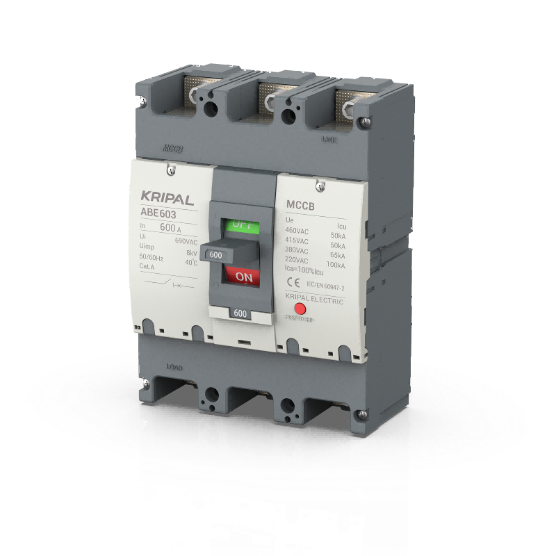 ABE-603 MCCB 3 Pole 600A Moulded Case Circuit Breaker CE Certified