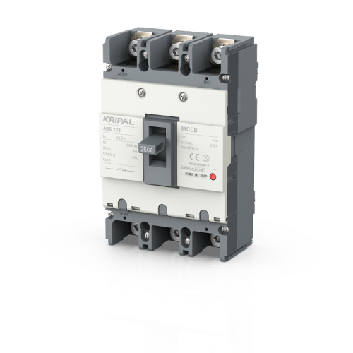 ABS-203 MCCB 3 Pole 250A Moulded Case Circuit Breaker CE Certified