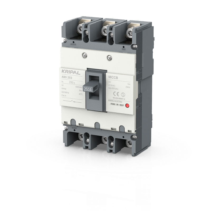 ABS-203 MCCB 3 Pole 250A Moulded Case Circuit Breaker CE Certified