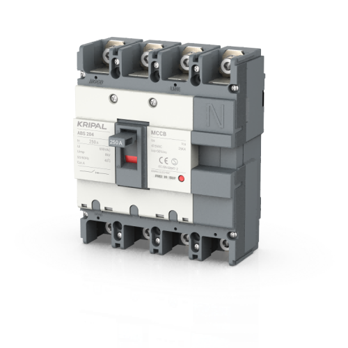 ABS-204 MCCB 4 Pole 250A Moulded Case Circuit Breaker CE Certified