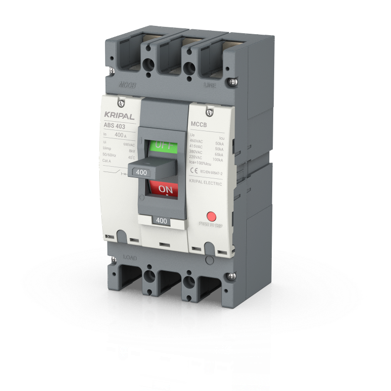 ABS-403 MCCB 3 Pole 400A Moulded Case Circuit Breaker CE Certified