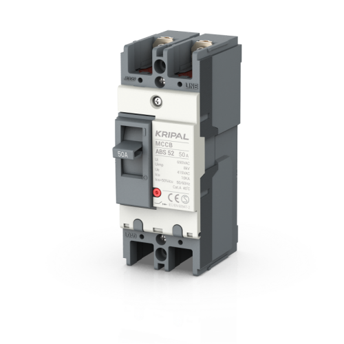 ABS-52 MCCB 2 Pole 50A Moulded Case Circuit Breaker CE Certified