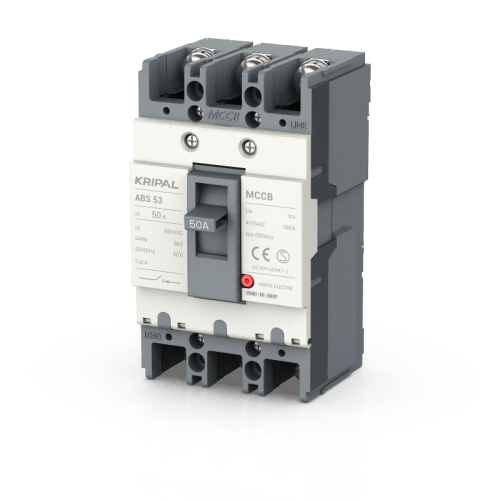 ABS-53 MCCB 3 Pole 50A Moulded Case Circuit Breaker CE Certified