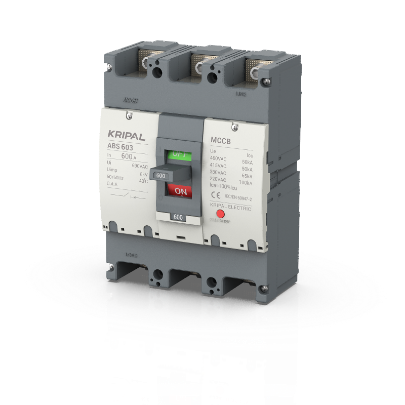 ABS-603 MCCB 3 Pole 600A Moulded Case Circuit Breaker CE Certified
