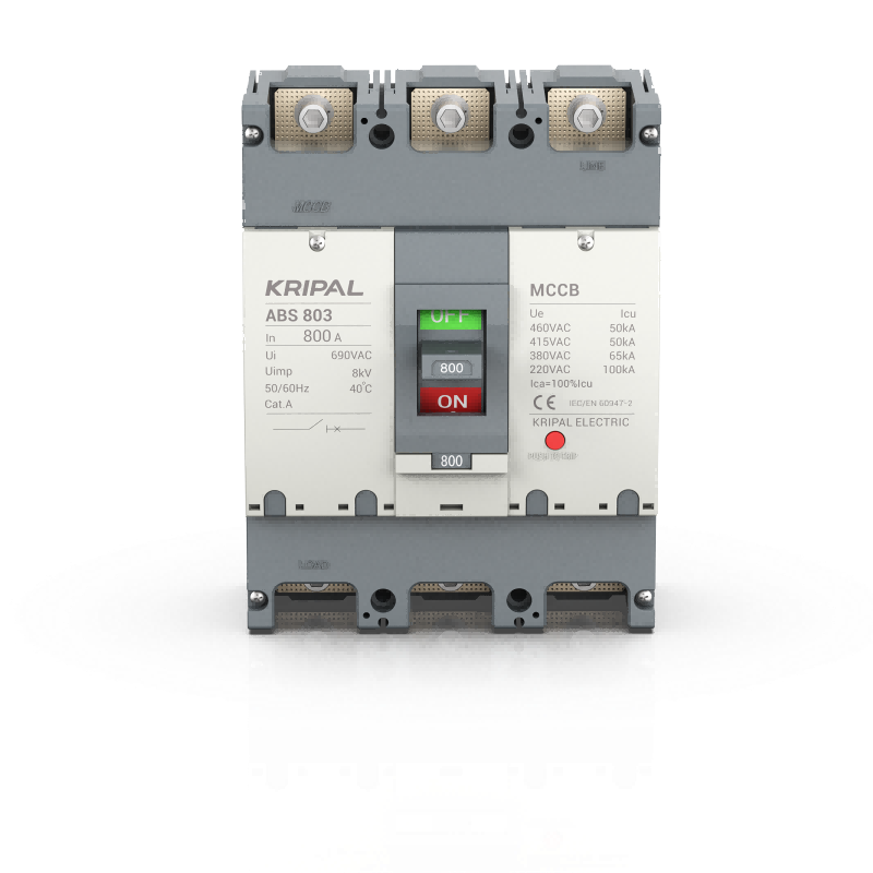 ABS-803 MCCB 3 Pole 800A Moulded Case Circuit Breaker CE Certified