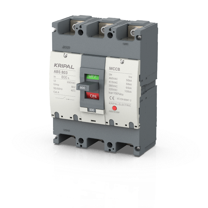 ABS-803 MCCB 3 Pole 800A Moulded Case Circuit Breaker CE Certified