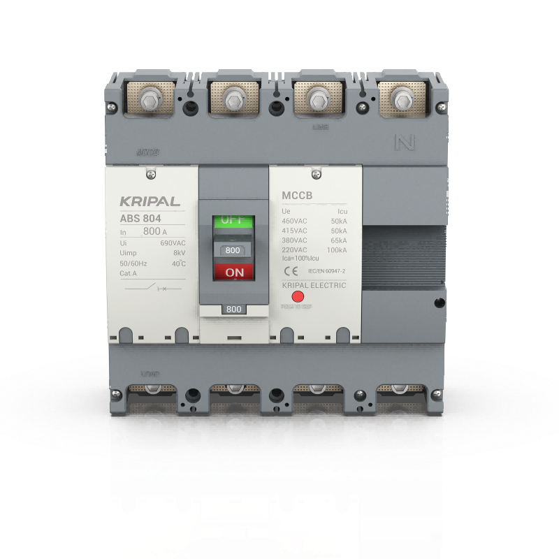 ABS-804 MCCB 4 Pole 800A Moulded Case Circuit Breaker CE Certified