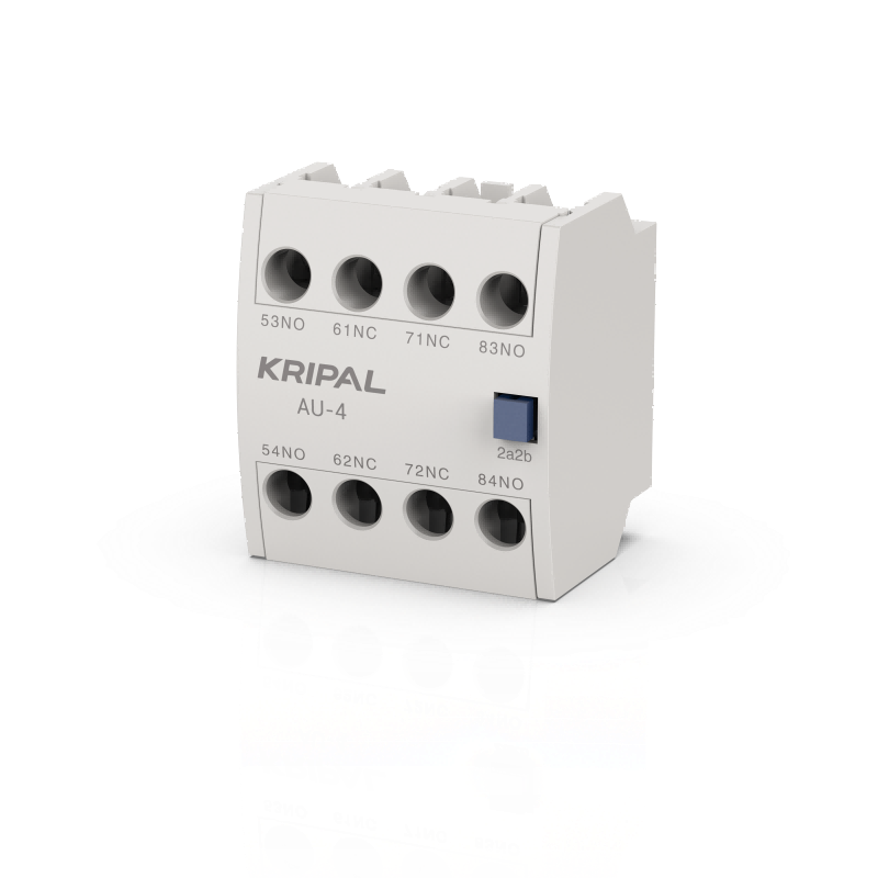 AU-4 Auxiliary Contact Block 4 Contact 2NC + 2NO Front Mount