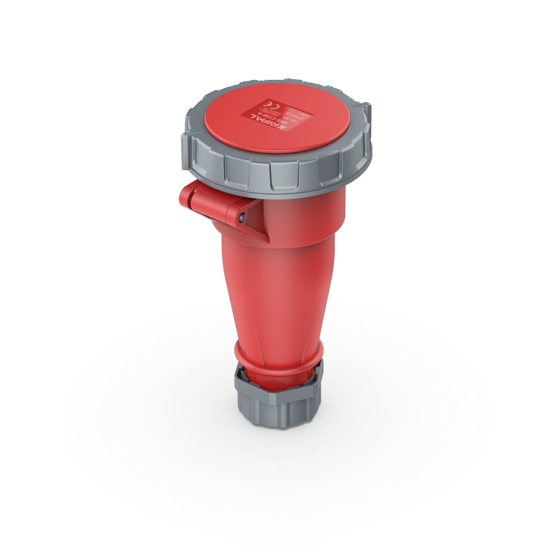 موصل قابس صناعي ثلاثي/رباعي/خماسي الأقطاب بتصنيف حماية IP67 من UKS-C، مقبس CEE بقدرة 16 أمبير/32 أمبير